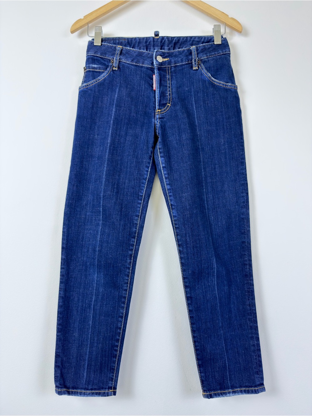 Dsquared2 Deana Straight Leg Jeans Women’s IT 42 US 6 W30 Blue Italy